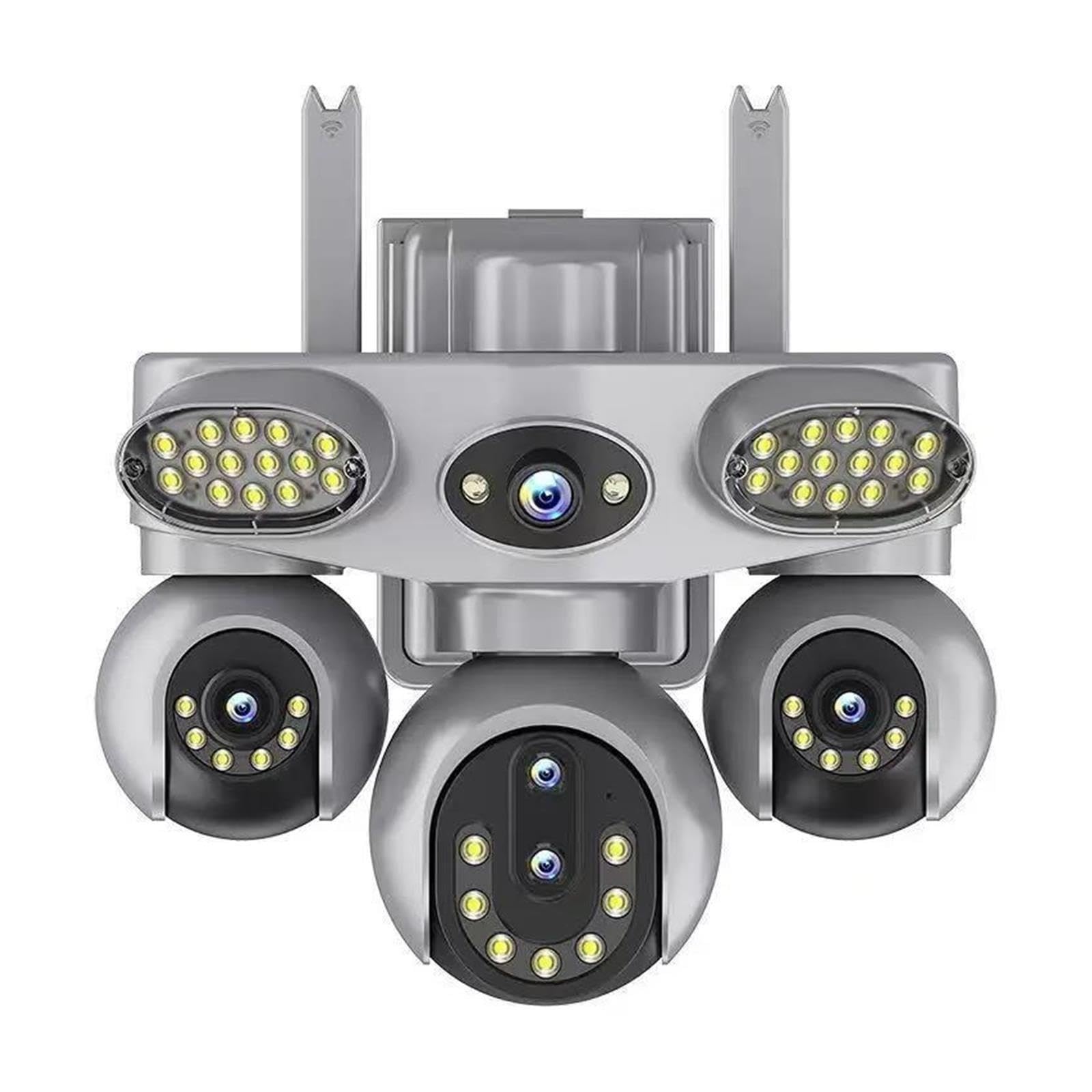 4 Telecamera di sicurezza WiFi solare esterna