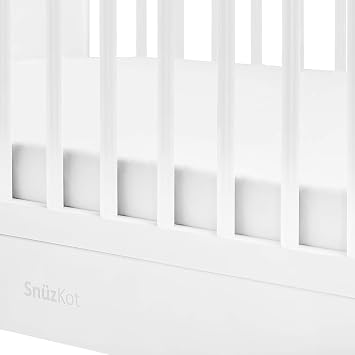 SnuzKot Skandi Convertible Nursery Cot Bed - White