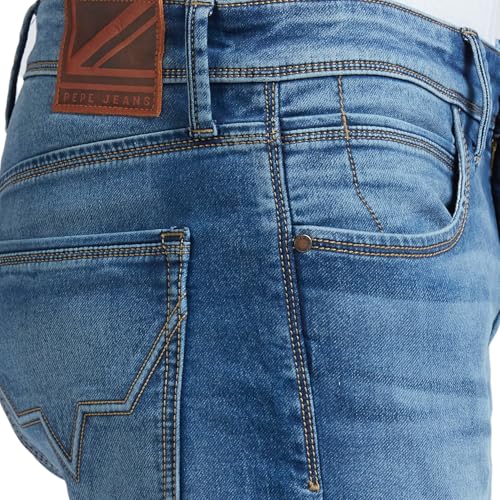 Image of Pepe Jeans Men's Regular Fit Jeans | Mid Rise | Chinox | Jeans for Man