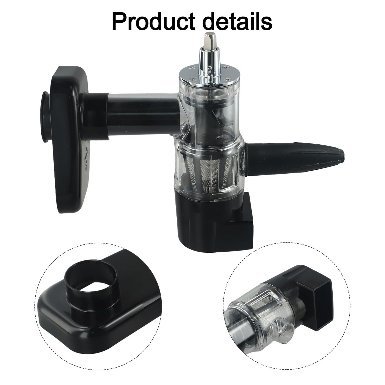 Whychstore Masticating Juicer - Estrattore di succo lento per mixer con supporto, separazione di succo e polpa