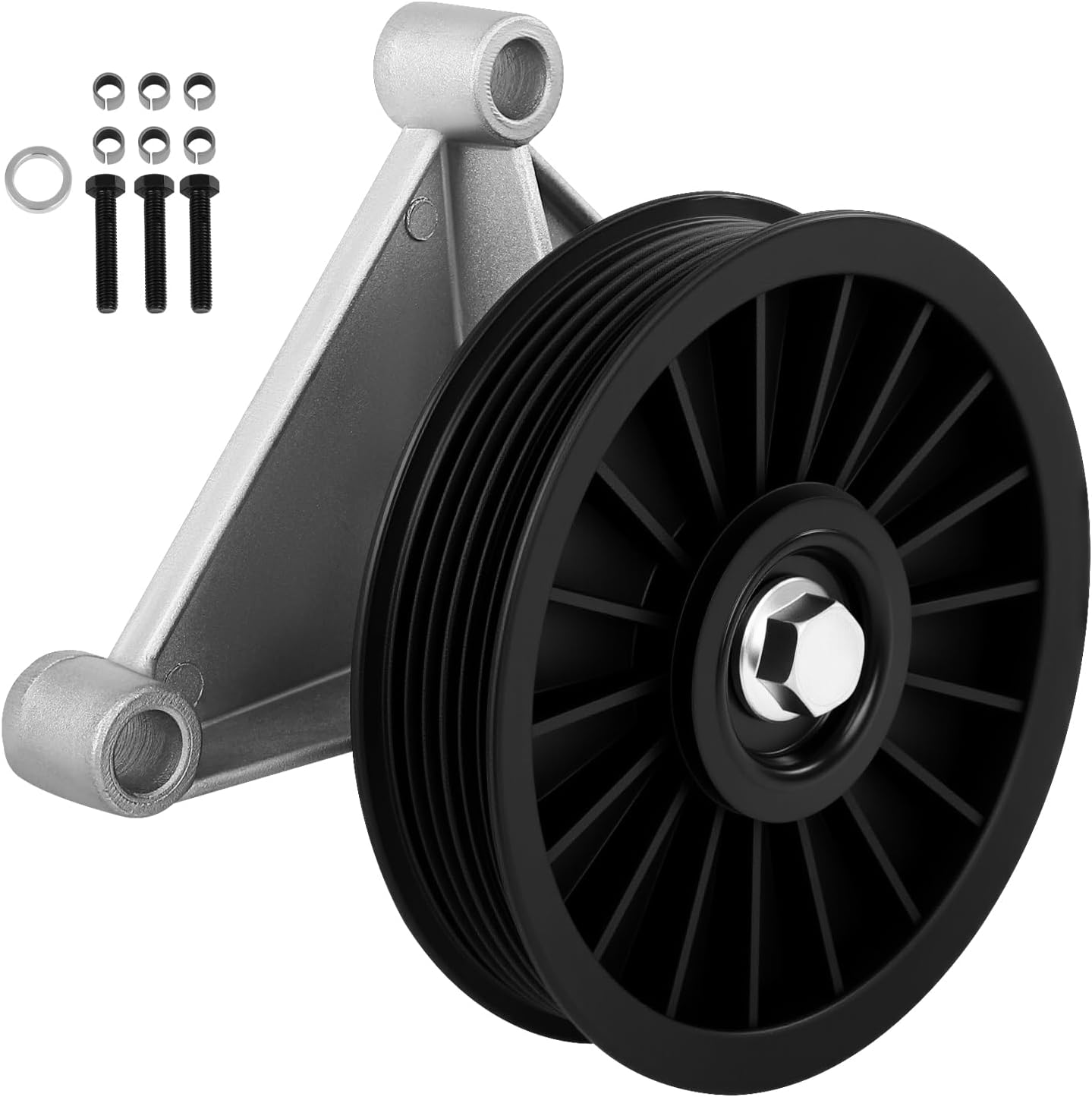 ECCPP A/C Compressor Bypass Pulley 34196 Durable Replacement for Smooth AC Performance Fits 1996-2005 for Buick LeSabre 3.8L