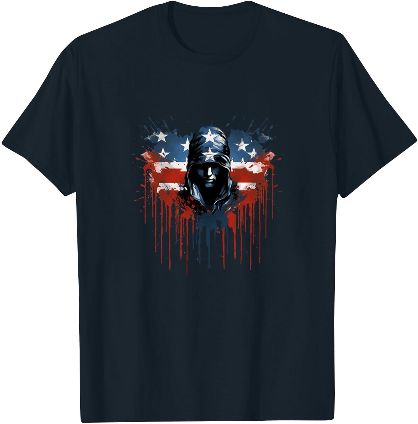 4th of July Tops for Women Summer Patriotic Shirts American Flag Short Sleeve Blouse Independence Day Dressy T Shirts