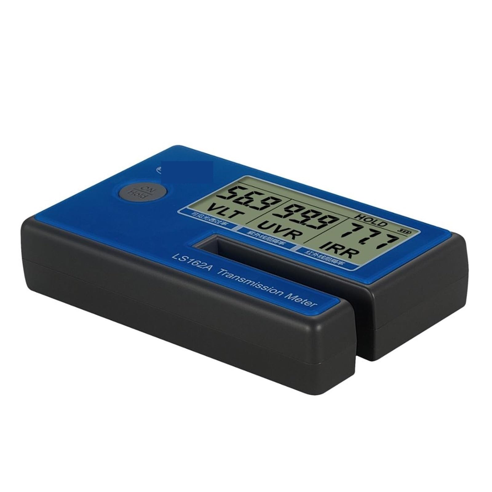 Tint Meter, Handheld Window Film Transmission Meter with 1400nm IR Rejection,UV Blocking Rate Visible Light Transmittance 162A,for Window