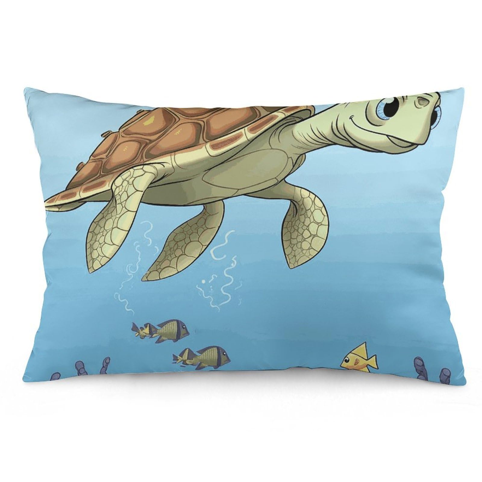 Taies d'oreiller tortue de mer super douces pour apaiser vos nuits et décorer le salon