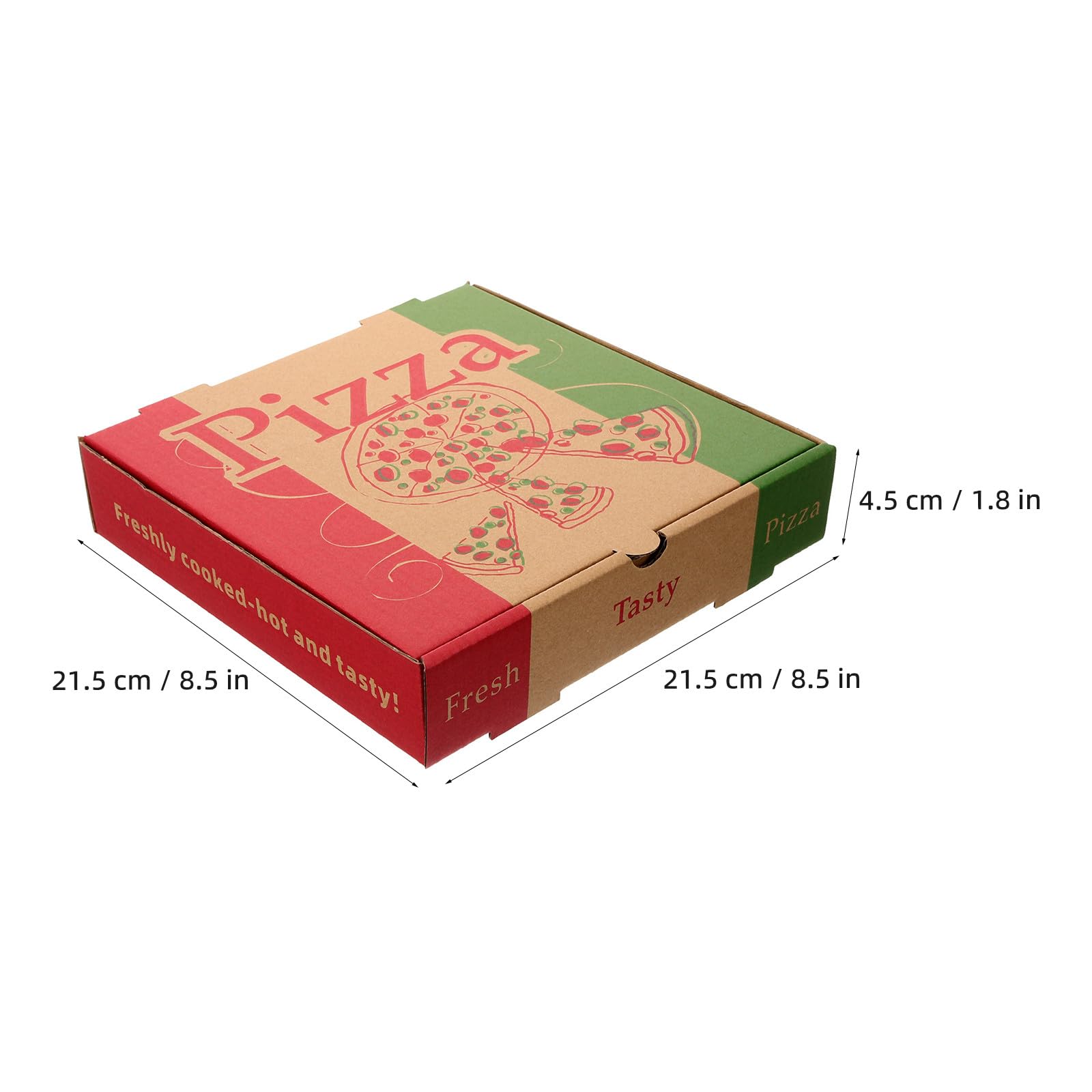 TOYANDONA 20 szt. papierowych pojemników na pizzę, 8 cali