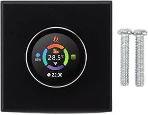 Smart Thermostat Stylish Easy to Use Thermostat for Home Decor PC ABS Durable 1 Unit