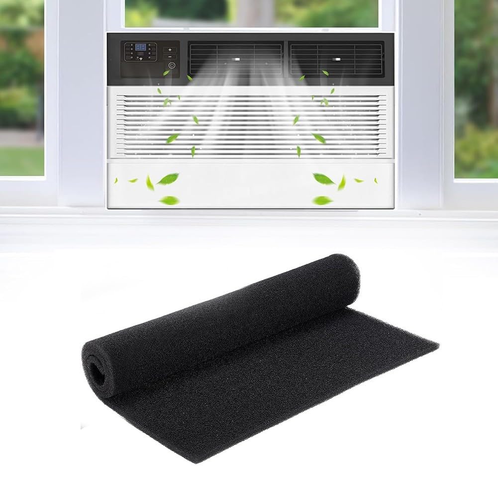 ReachMall Filtres coupables pour climatiseur, pré-filtres en mousse lavable de 8 mm d'épaisseur pour poils de poussière, convient aux purificateurs AC, hottes domestiques domestiques