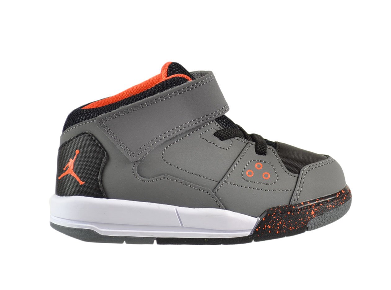 Jordan Flight Origin BT Baby Toddlers Shoes Cool Grey/Electric Orange-Black-White 602670-016