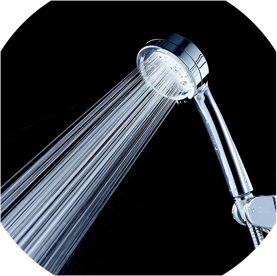 Showerheads High Pressure Shower Head Water Saving Round Abs Chrome