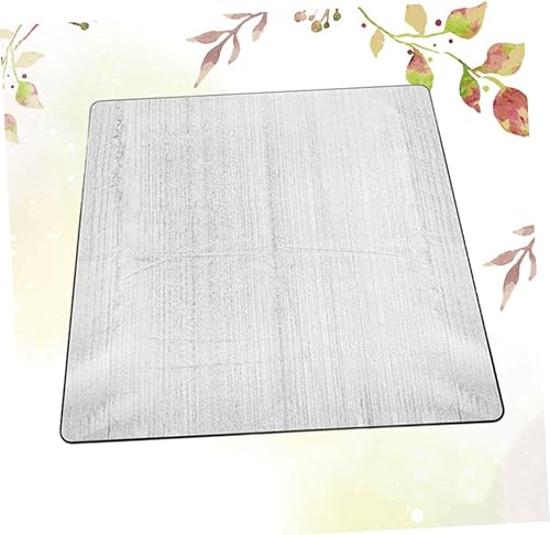 Miniatura 9 de TOYANDONA Alfombrilla de campamento a prueba de humedad, manta de picnic ligera al aire libre con película de aluminio, alfombra plegable para