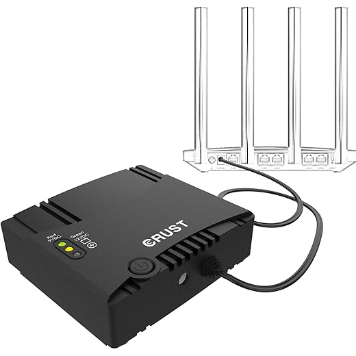 CRUST Smart Mini UPS for WiFi Router