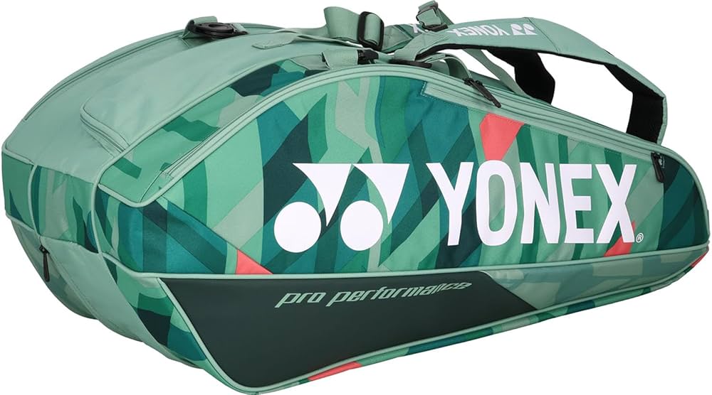 YONEX - 【希少カラー】YONEX ラケットバッグ 6本用 ミントグリーン テニスバック YONEX 《送料無料》《新色》YONEX ラケットバッグ9＜テニス9本用