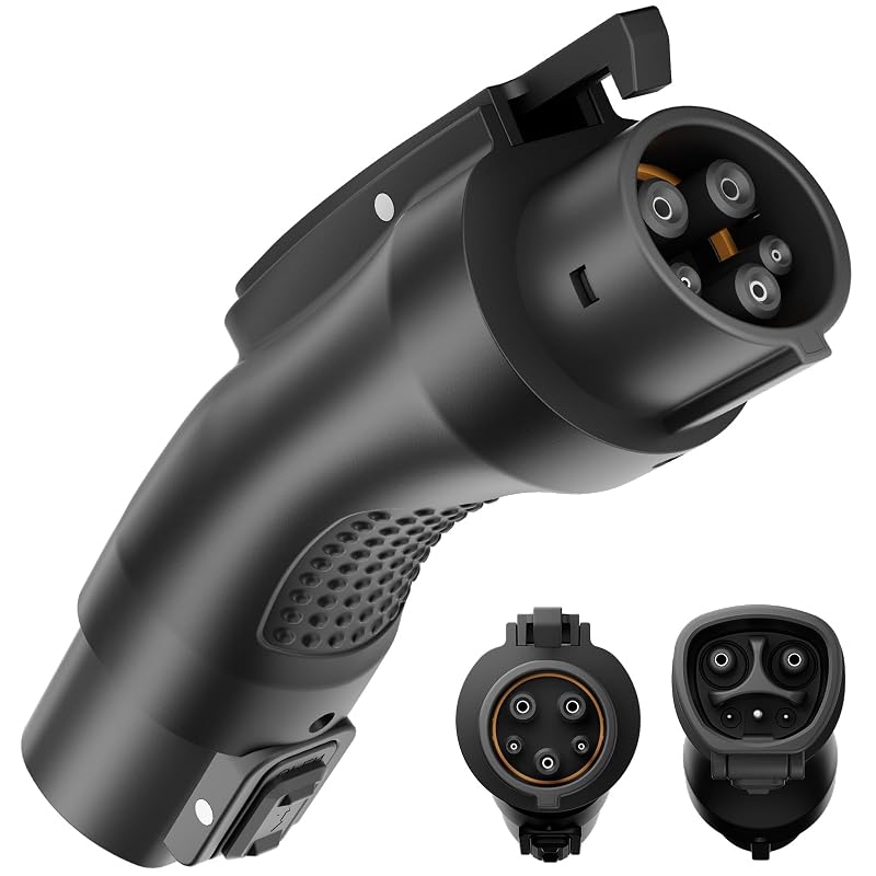 Adaptador Tesla para J1772 LJH, conversor NACS para J1772 de 48 A e 250 V para veículos elétricos, 1 unidade