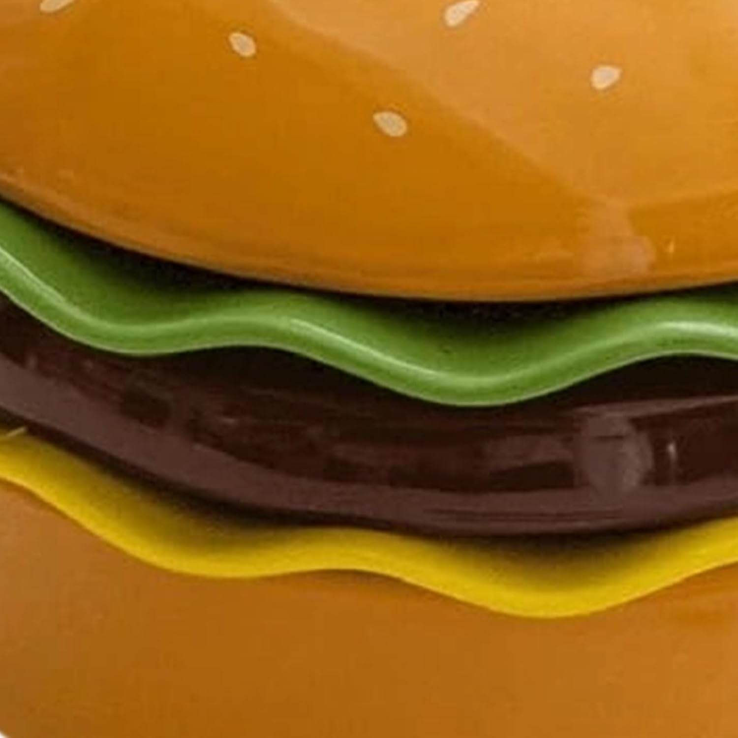 Hamburger Plate Set | Funny Microwave Safe | Cute Plate Set Serving Dishes,for Food Snack Dessert Home Kitchen Restaurant Camping Picnic BBQ Party