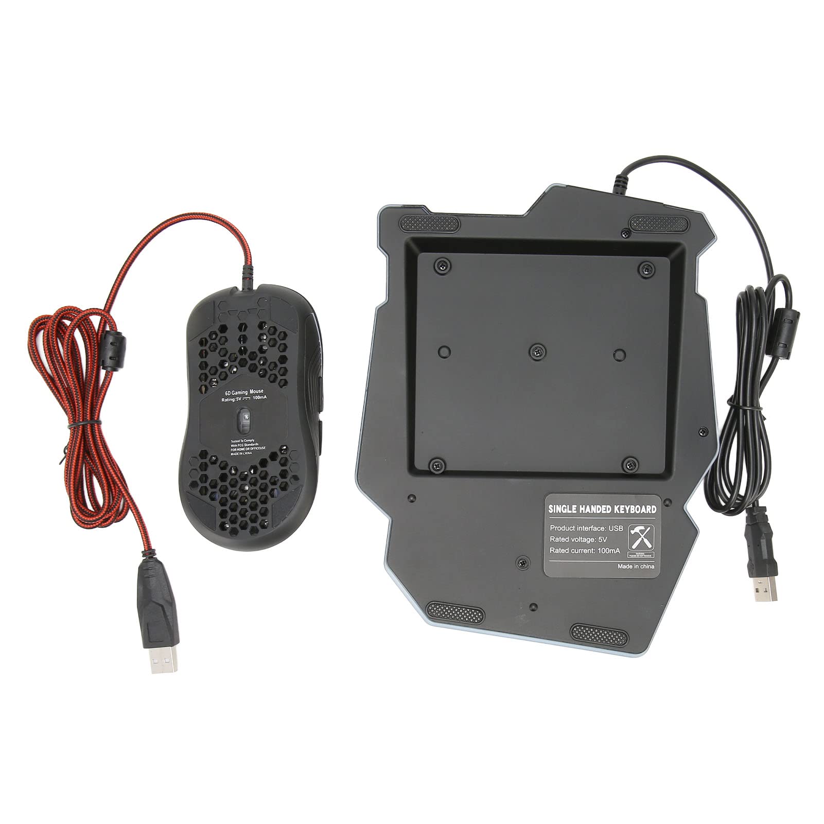 Adattatore Convertitore per Tastiera e Mouse con Mouse da Gioco, Tastiera G7 a una Mano, Supporto per Telefono Regolabile, Controller per Gamepad Mobile Bluetooth Combinato 4 in