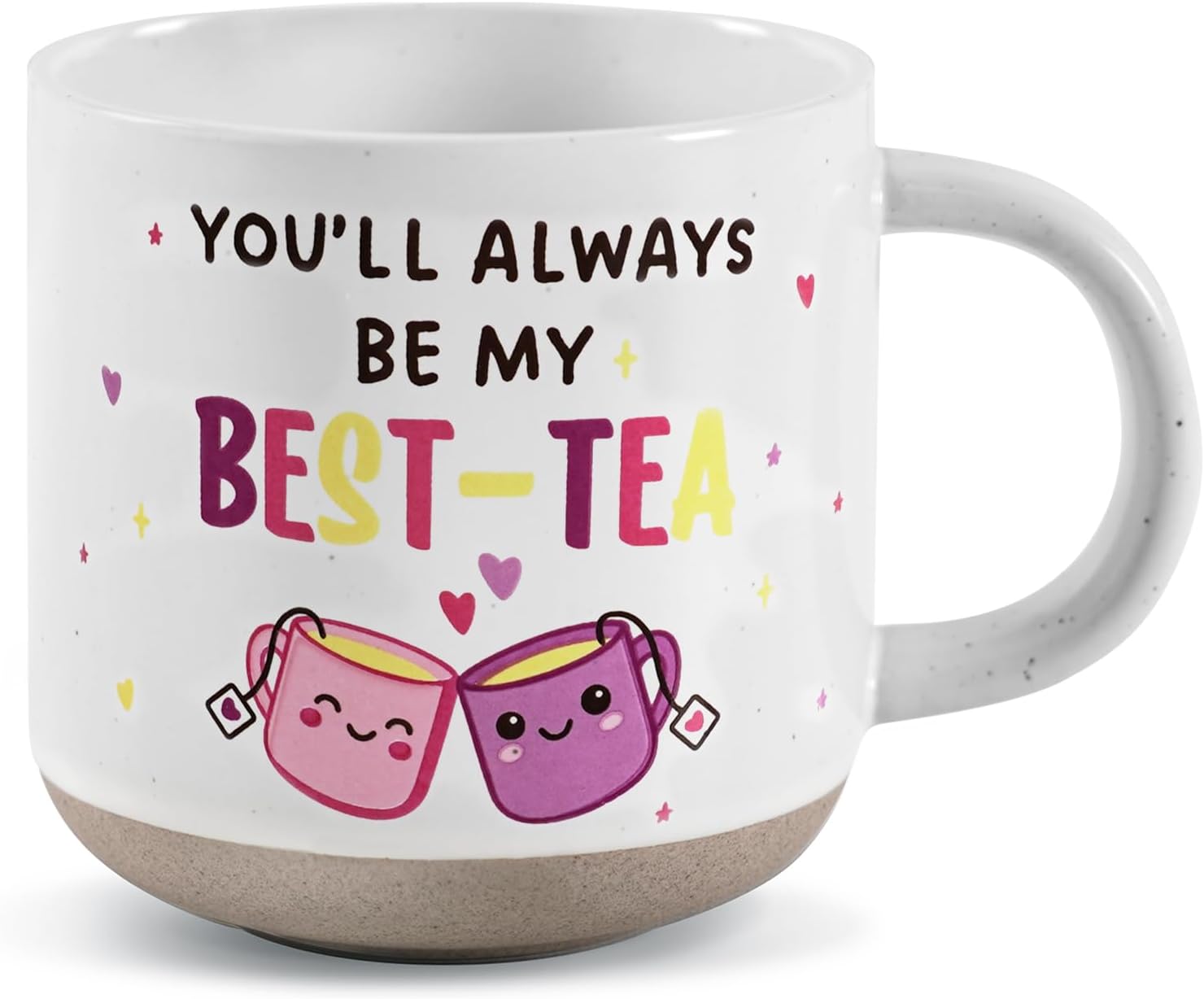 Best Friend Birthday Gifts for Women – You'll Always Be My Best-Tea Cute Ceramic Coffee Mug Gift for Bestie, BFF or Soul Sister, Friendship Gifts for Women Valentine's Day, Galentine's, 12.8oz
