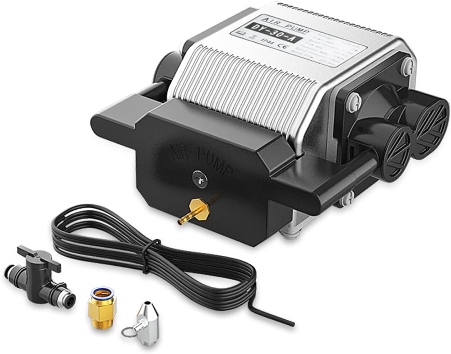 Longer Adjustable Air Assist for RAY5 10W/20W Engraver, 10-30L/Mins Cooling & Refinement Adjustable Airflows Engraving Accessory