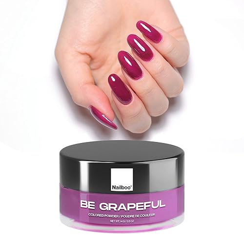 Miniatura 36 de Nailboo Polvo de inmersión para uñas – Polvo de inmersión de uñas transparente, hecho a medida con fórmula ultrafina altamente pigmentada,