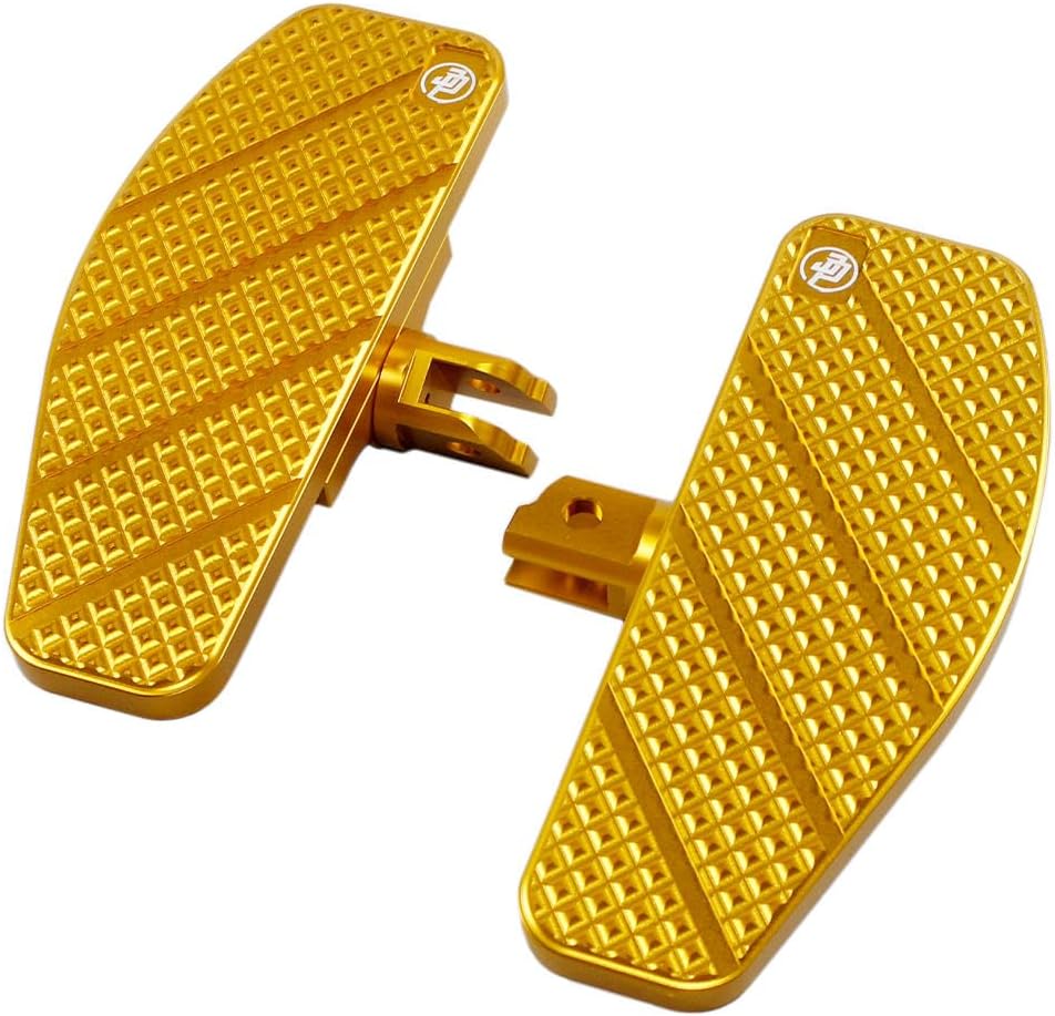 POWER JAMES 8.0“ Black Mini Foot Pedal Floorboard for Harley Davidson 18-2024 FX Softail Breakout, Street Bob, FXDR 114, Fat Bob, Low Rider, Low Rider S, Low Rider ST, Softail Standard (Mini Black)