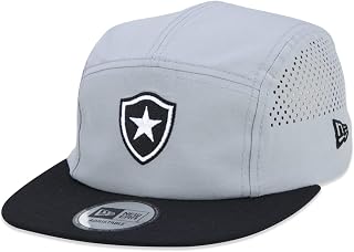 BONE CAMPER STRAPBACK ABA RETA FUTEBOL BOTAFOGO ABA CURVA STRAPBACK CINZA New Era