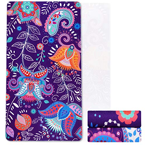 Aspmiz Boho Mandala Beach Towel, Microfiber Hippie Beach Towels Oversized, Bohemian Bath Swim Towels For Adults, Quick Dry Water Absorbent Beach Towel For Women, Girls, Men, 31.5 X 59.1 Inches #TOP22