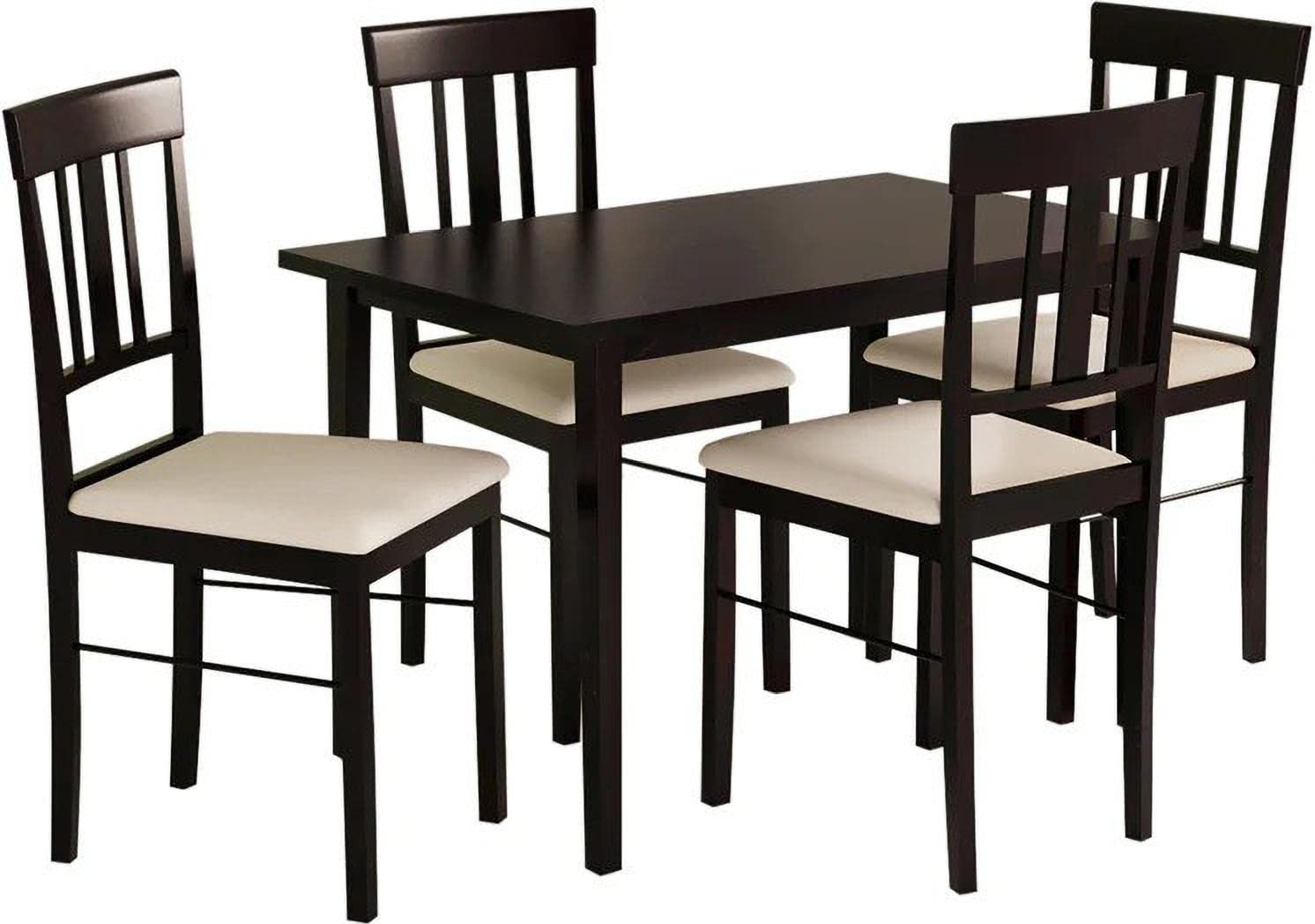 Aaram By Zebrs Adult Rosewood (Sheesham) Polished Dining Tables Wenge