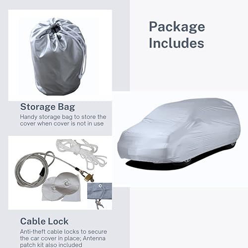 Miniatura 6 de ShieldAll - Funda para SUV, anti-rayos UV, resistente a la intemperie, funda suprema para SUV de 17.5 pies de largo