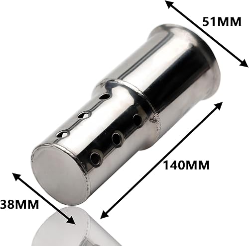 Miniatura 4 de LKV Motocicleta DB Killer 2.008 in silenciador universal deflector de ruido extraíble compatible con Harley Moto Guzzi Honda Kawasaki Suzuki Yamaha