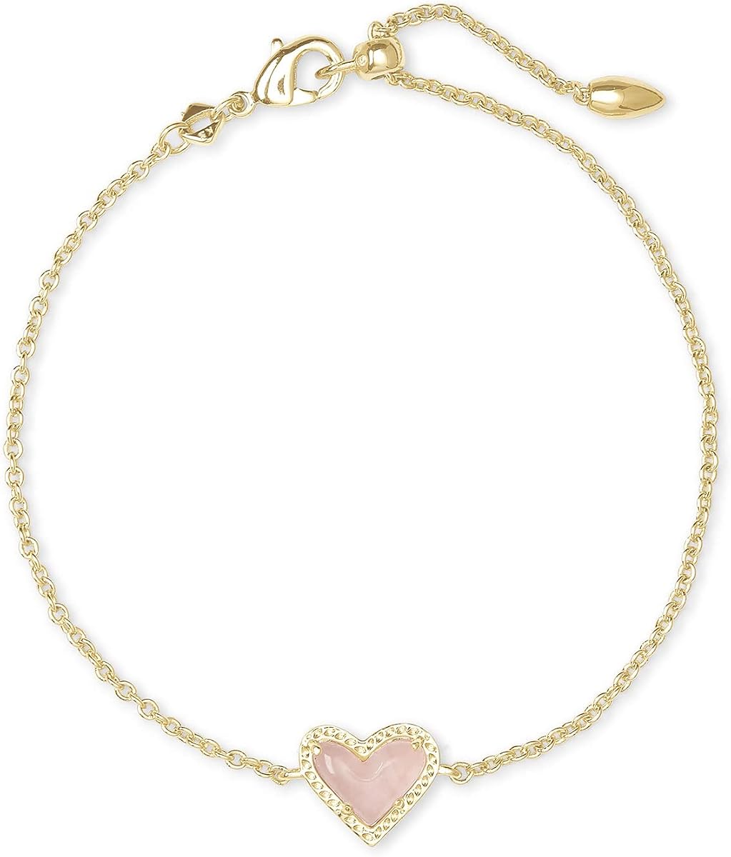 Pulsera Ari Heart Link Chain para mujer, joyería de moda