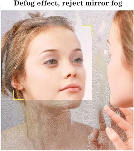 Miniatura 4 de Y&J Espejo de 19.7 x 27.6 in con luz para baño, espejo rectangular sin marco, espejo retroiluminado, 0.197 in de alto, antivaho, 23.6 x 31.5 in,