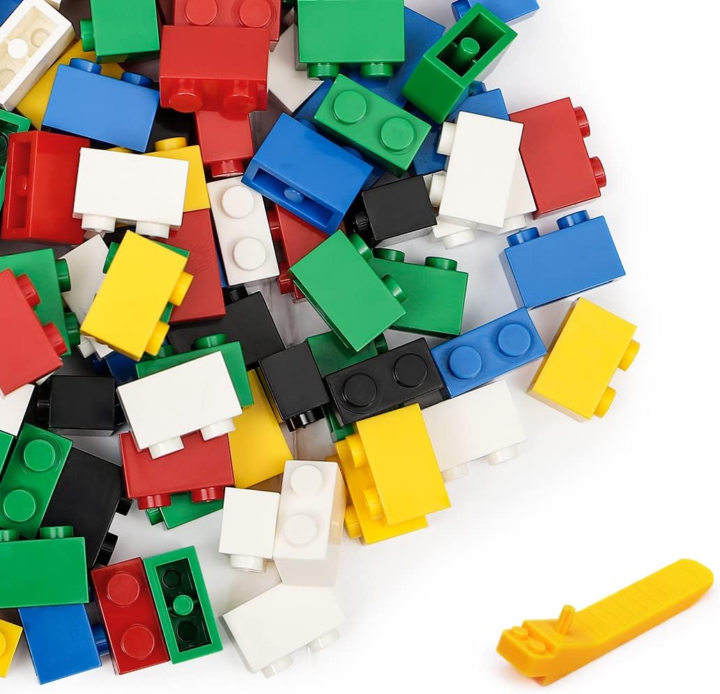 Etarnfly Classic Building Bricks Starter Kit - 160 Pieces 1x2 Building Blocks 100% Compatible with All Major Brick Brands,Creative Building Toys for Kids Boys Girls(Multicolored)