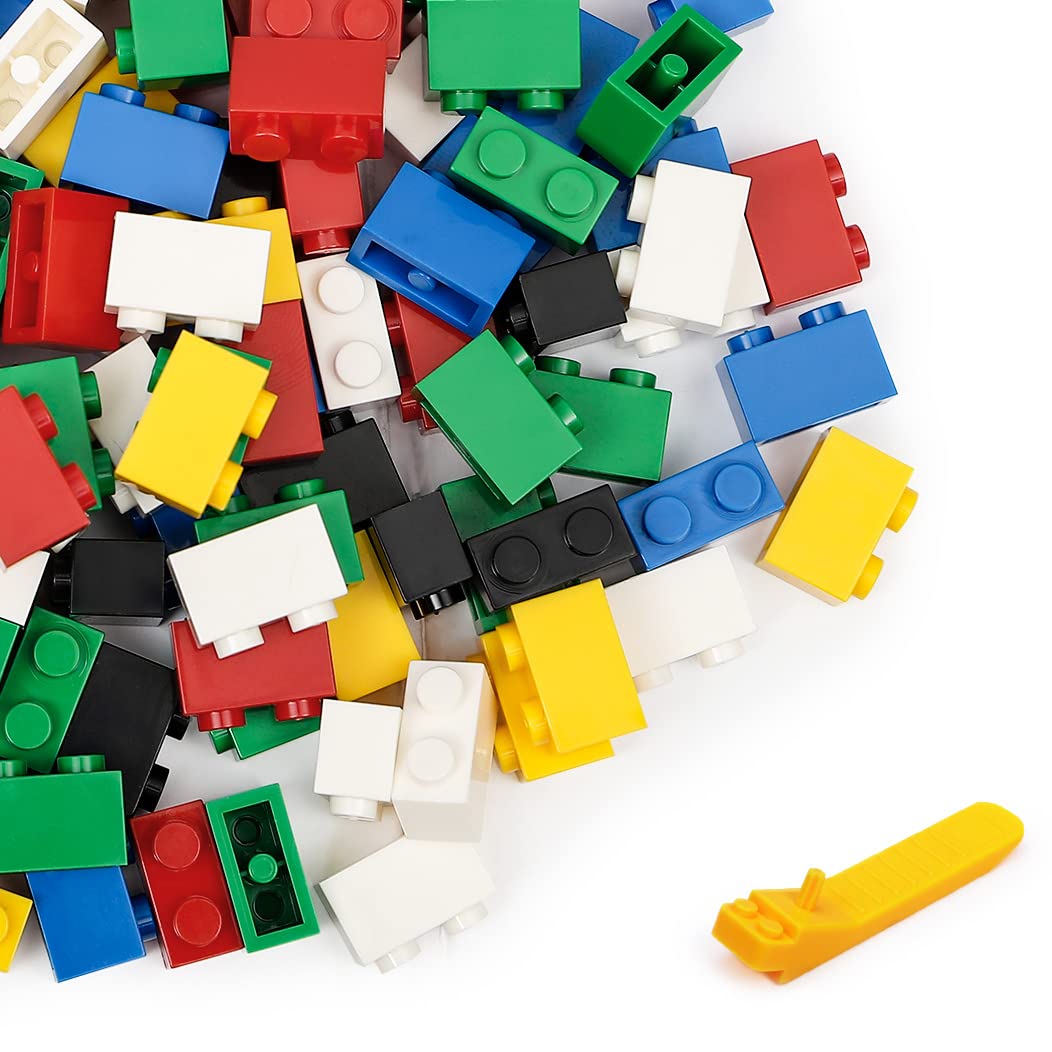Etarnfly Classic Building Bricks Starter Kit - 160 Pieces 1x2 Building Blocks 100% Compatible with All Major Brick Brands,Creative Building Toys for Kids Boys Girls(Multicolored)