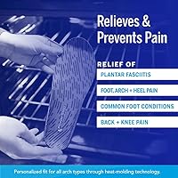 Vista 2 de PowerStep Insoles, Heat Moldable Orthotic Insoles, Archmolds Shoe Inserts for Maximum Cushioning and Full Support, Exact Fit Instant Custom Orthotic