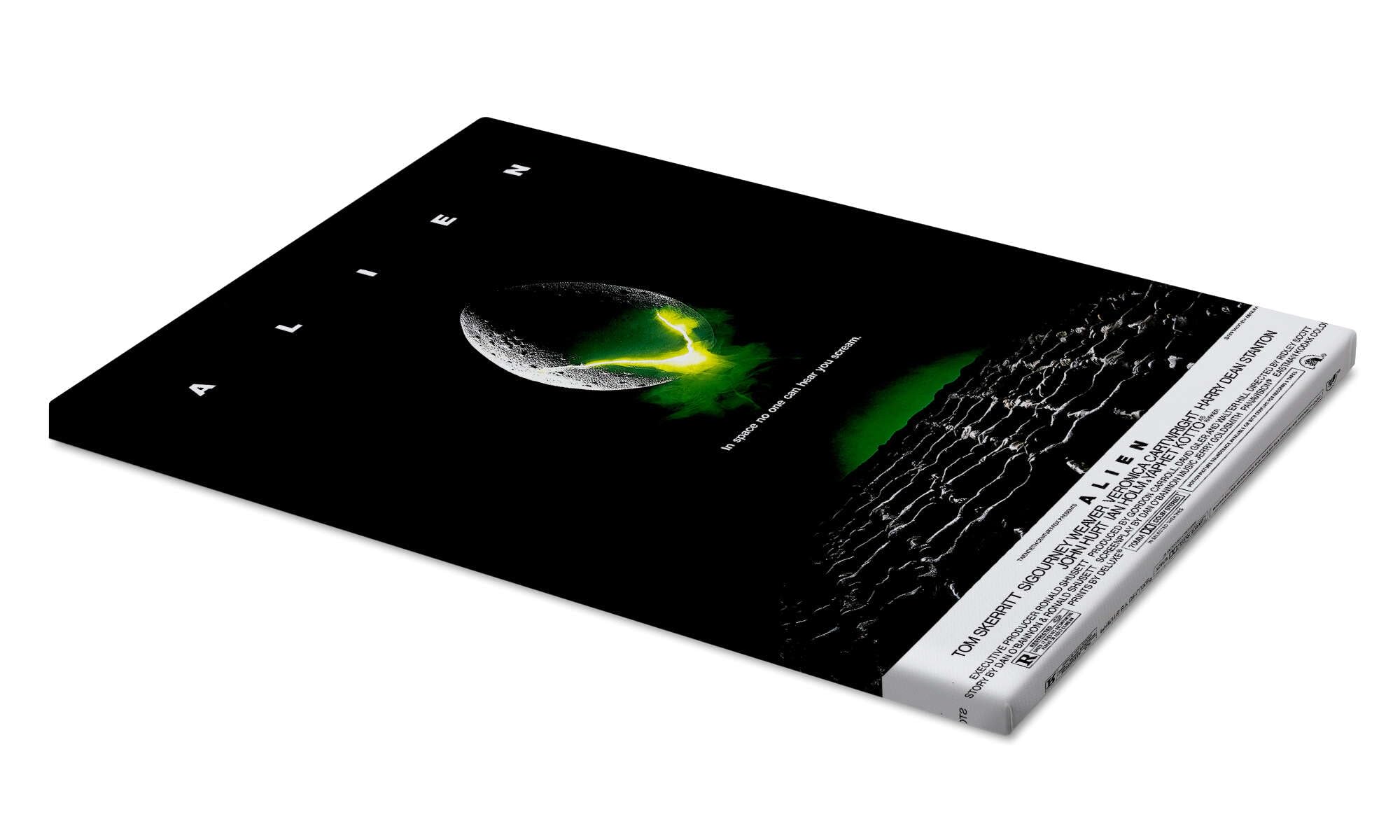 Alien - Das unheimliche Wesen aus einer fremden Welt (englisch) Leinwandbil | 40 x 60 cm Wandbilder Wanddeko
