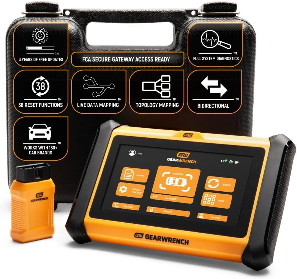 GEARWRENCH 7" Wireless Bi-Directional Diagnostic Scanner Tablet | GWSMART07