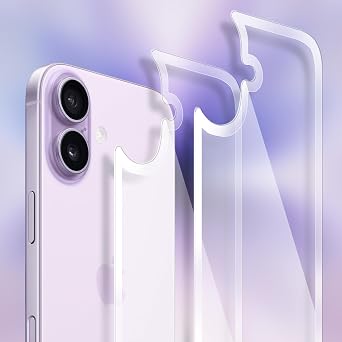 for iPhone 17 Back Screen Protector2-Pack, iPhone 17 Back Glass Protector iPhone17 Back Protector 6.3 inch