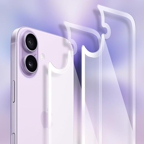 Shacoryze for iPhone 17 Back Screen Protector(2-Pack), iPhone 17 Back Glass Protector iPhone17 Back Protector (6.3 inch)