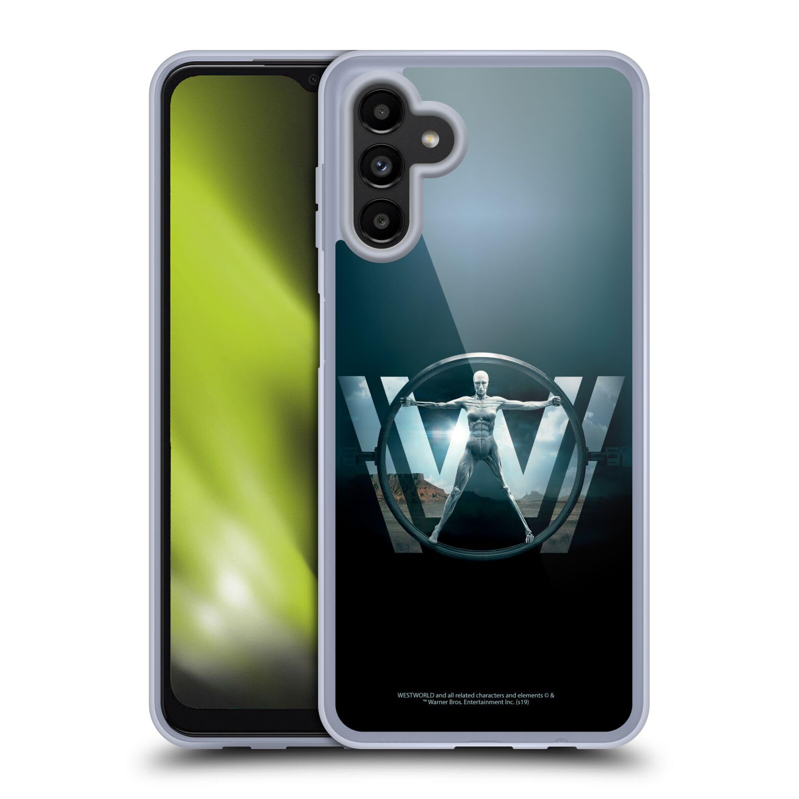 Funda de gel Samsung Galaxy A13 5G Westworld Hombre de Vitruvio Head Case Designs 7