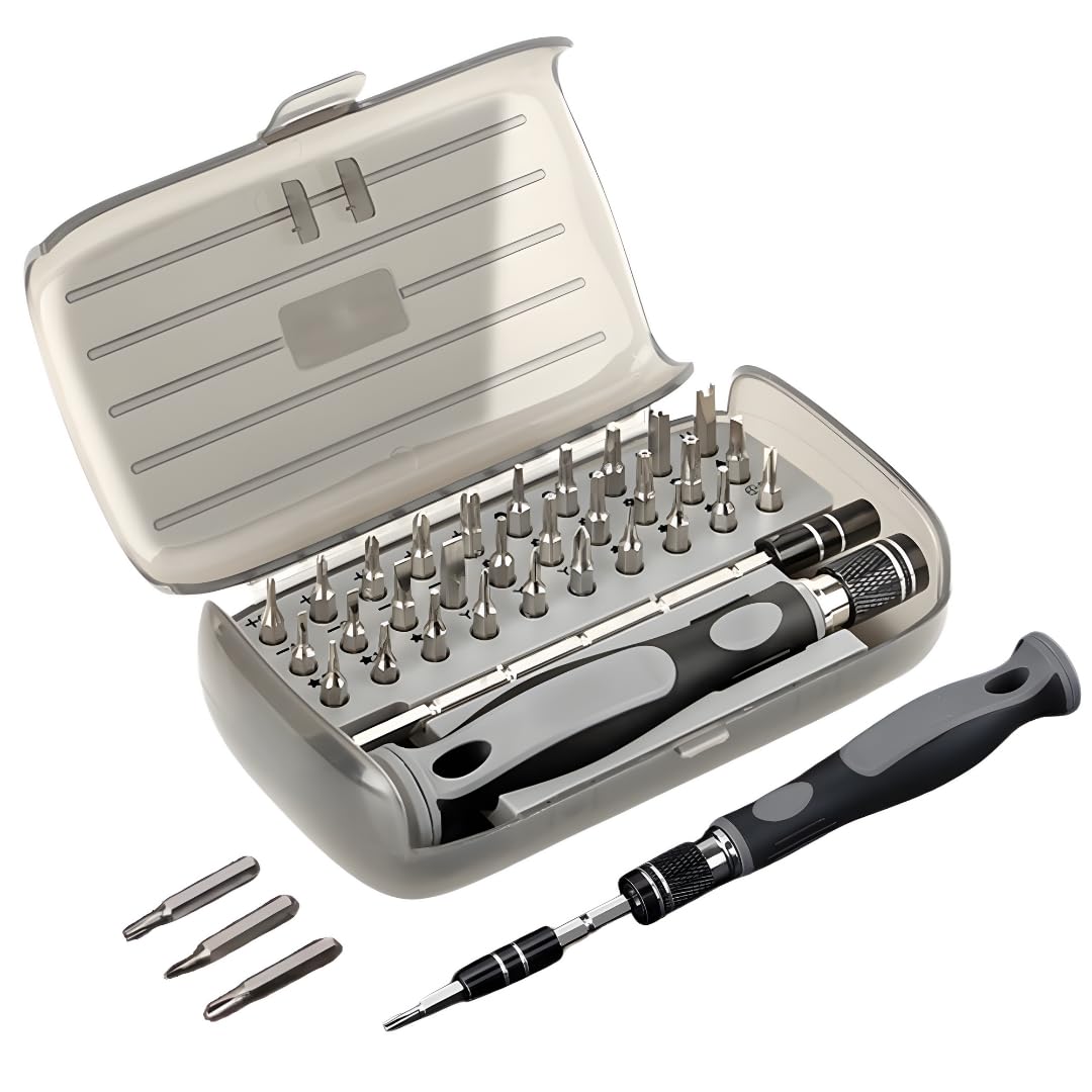 MeridianSemi 32-in-1 Mini Precision Screwdriver Set with Magnetic Bits and Flexible Extension Rod for Electronics, Mobile, Laptop, Camera, and Household Repairs (B0CPM7WBHX) Amazon Price History, Amazon Price Tracker