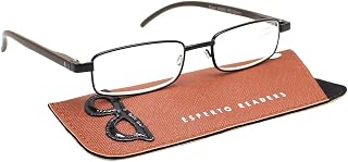 Esperto Readers River Unisex Reading Glasses +1.00 to +3.00 Power - Matt Black With Brown Sides (+1.75) Price In India