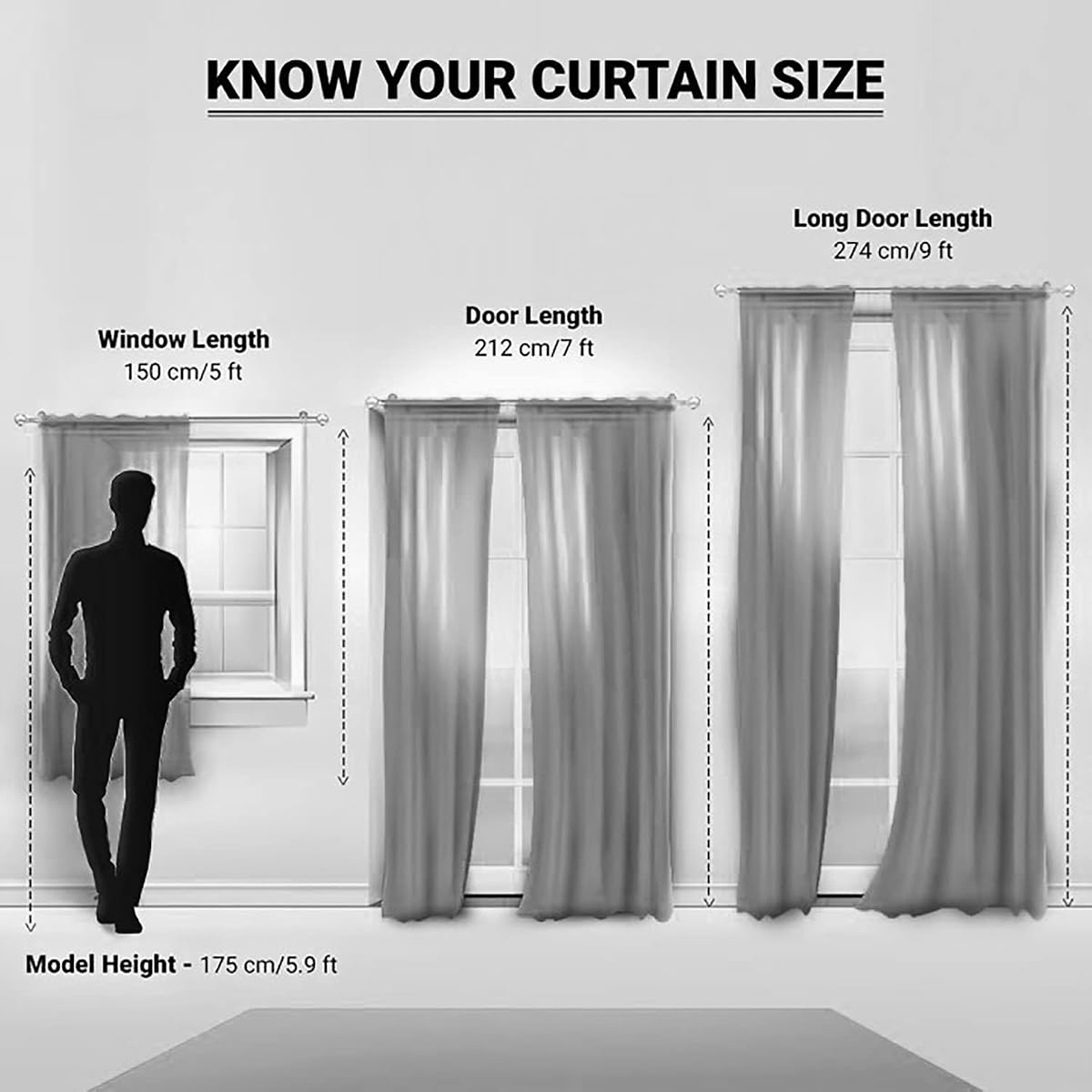 nissi Cotton Window Curtains ||