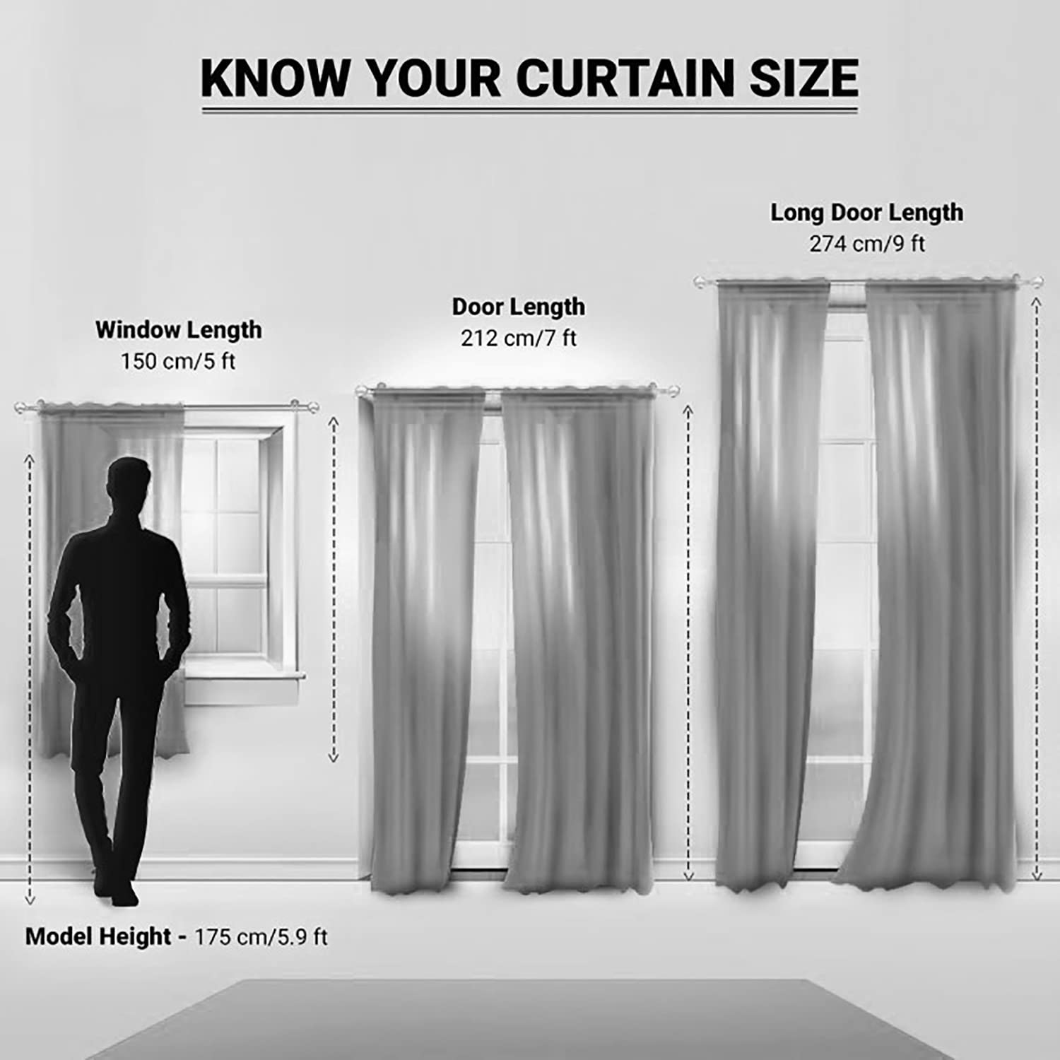 nissi Cotton Window Curtains ||