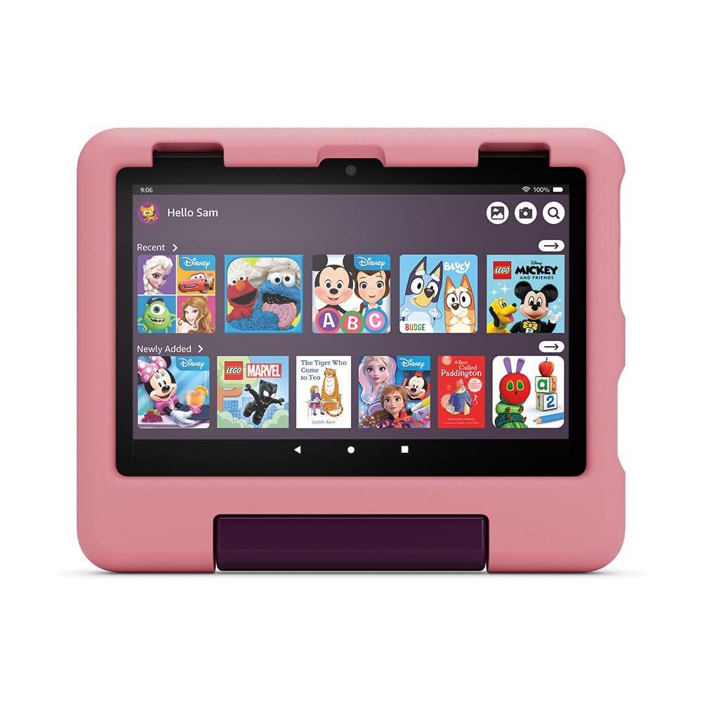 Amazon New Amazon Kid-Proof Case for Fire HD 8 tablet (only compatible with 12th generation tablet), Disney Princess