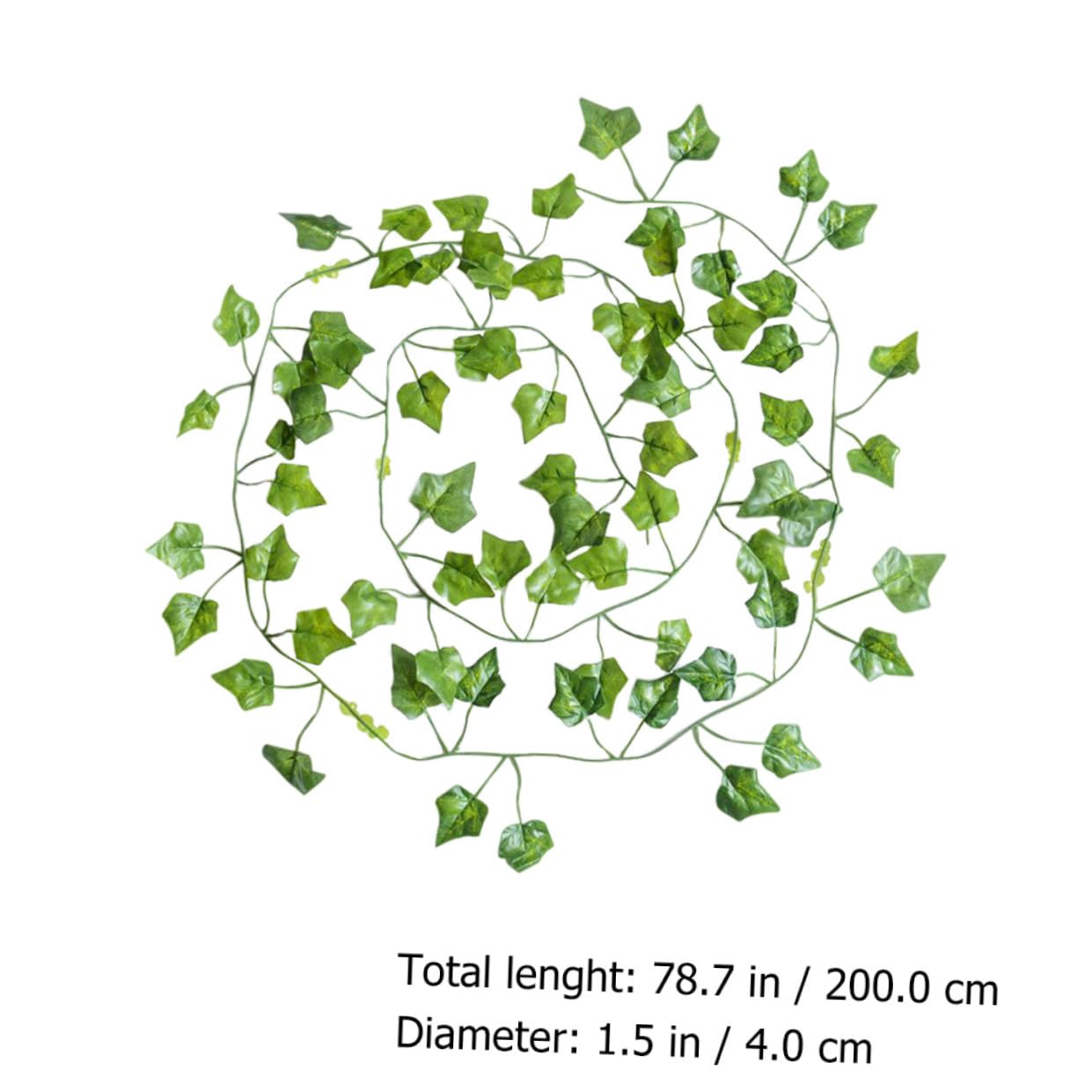 MAGICLULU 3 Set Rattan Foglia Verde Simulato Falso Venni Steli Decorazione Per Viti Nozze Imitazione Pianta Ghirlanda Di Foglie Verdi Piante Finte Coperto Plastica 12 Pezzi * 3