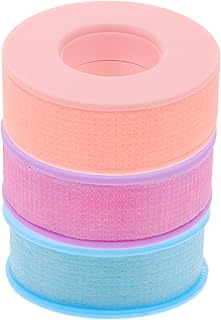 WEKADRIN 1 Juego Cinta De Pestañas Falso Mini Dispensador De Cinta Cazador De Focas Cinta De Maquillaje Primero Cintas De Aislamiento De Pestañas Cinta Para Pestañas Tela No Tejida 3 Rollos