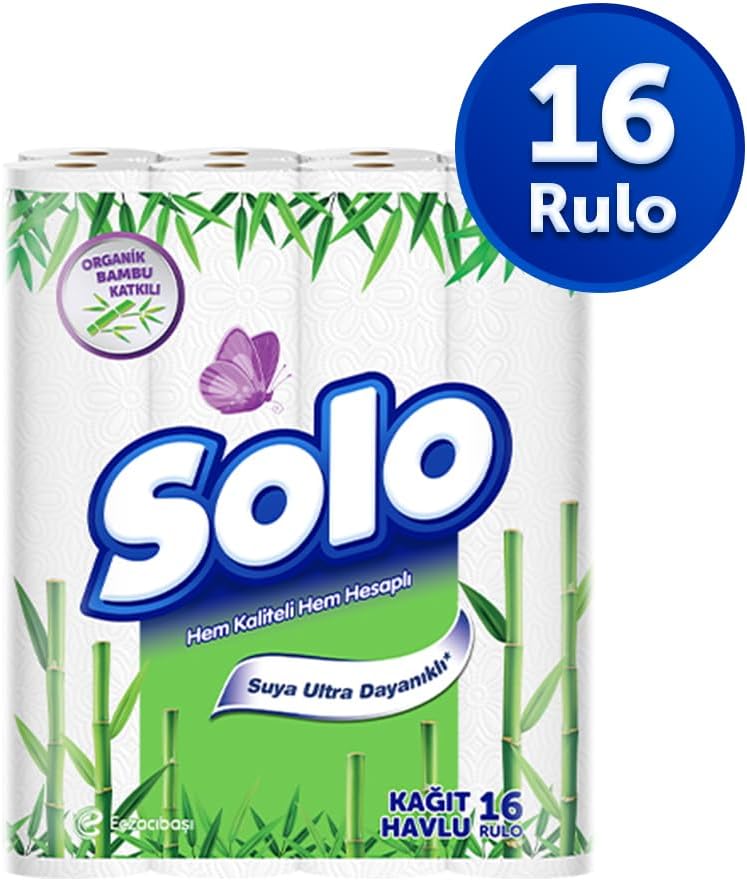 SOLO Bambu Katkılı Kağıt Havlu 16'lı