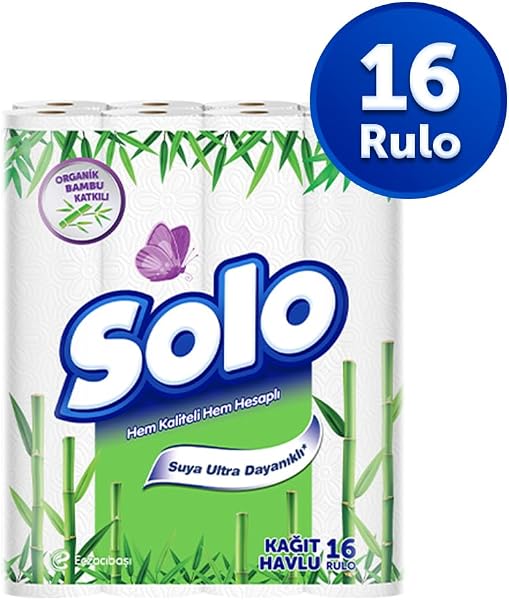 SOLO Bambu Katkılı Kağıt Havlu 16'lı