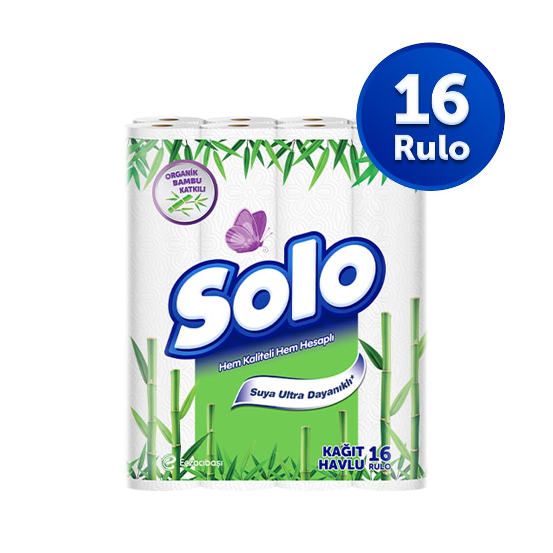 SOLO Bambu Katkılı Kağıt Havlu 16'lı