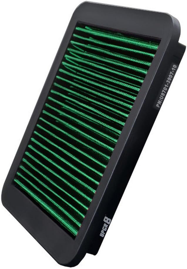 Upgr8 U8701-3907-10 Hd PRO OEM Replacement High Performance Drop-in Panel Air Filter (Green)