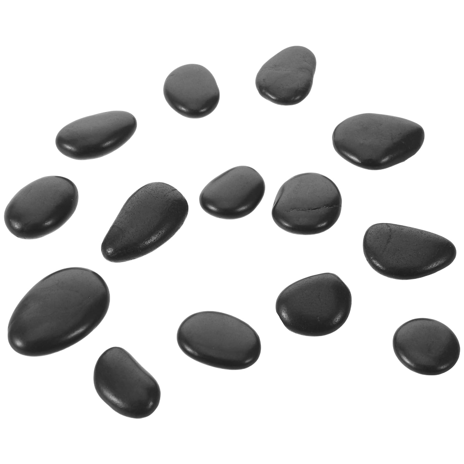 Anneome Pierres de Cuisson Naturelles 1 Kg en Galets de Rivière Résistants la Chaleur pour Barbecue, Cuisson Steak et Soupe, Pierres Chauffantes Réutilisables Cuisine et Extérieur